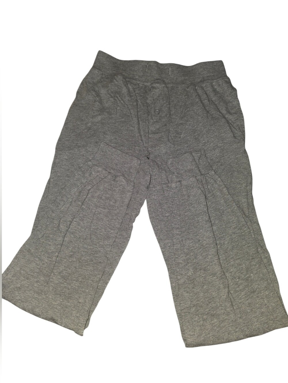 8/5/9. Hanes Men's Gray Wide-Leg Sweatpants Joggers
